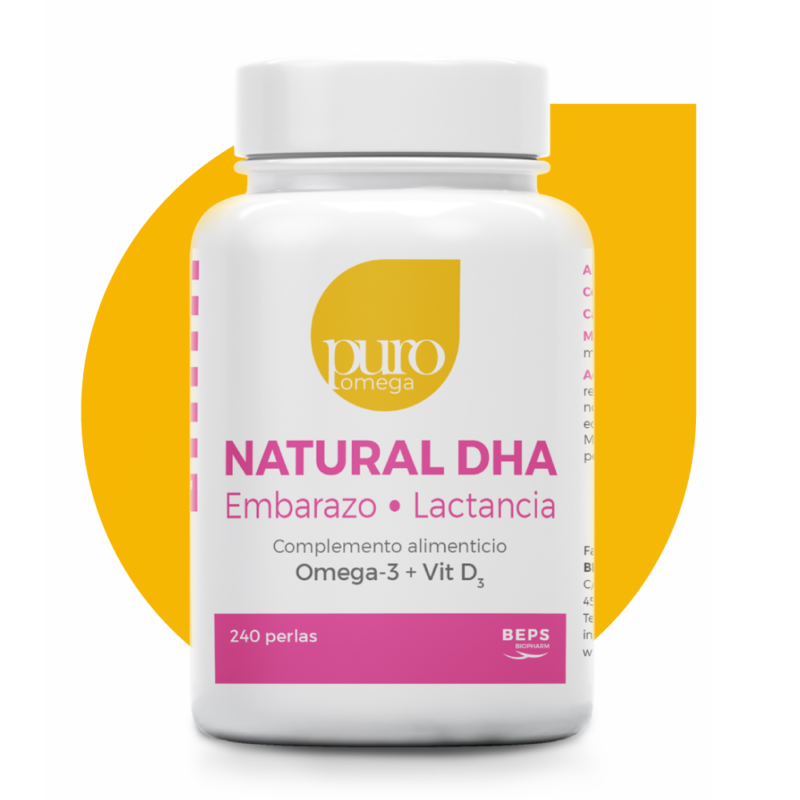 Omega 3 Natural DHA embarazo y lactancia. Salud para ti y para tu bebé