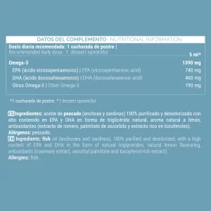 Natural Omega-3 líquido