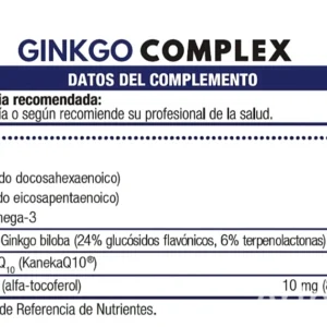 2 Natural DHA 60 perlas & 1 Ginkgo Complex 60 perlas